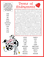 Terms Of Endearment Word Search thumbnail