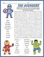 The Avengers Word Search thumbnail