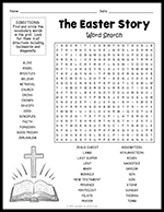 The Easter Story Word Search thumbnail