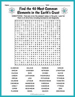 The Elements Word Search thumbnail