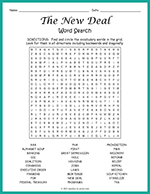 The New Deal Word Search thumbnail