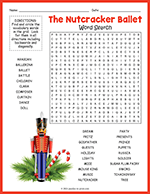 The Nutcracker Ballet Word Search thumbnail