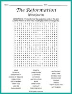 The Reformation Word Search Thumbnail