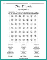 The Titanic Word Search Thumbnail