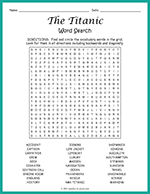 The Titanic Word Search thumbnail