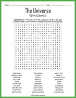 The Universe Word Search Thumbnail