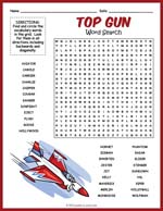 Top Gun Word Search thumbnail