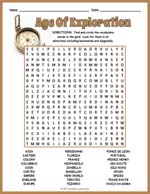 Age of Exploration Word Search Thumbnail