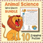 Animal Science Word Search Bundle thumbnail
