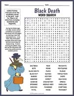 Black Death Word Search