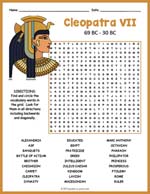 Cleopatra Word Search Thumbnail