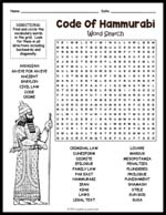 Code of Hammurabi Word Search Thumbnail