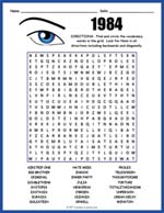 George Orwell 1984 Word Search Thumbnail
