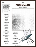 Mosquito Word Search