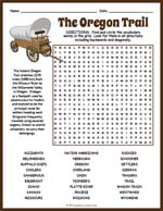 Oregon Trail Word Search Game Thumbnail