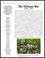 Vietnam War Word Search Thumbnail