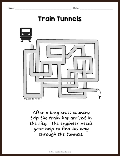 Train Tunnel Maze