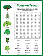 Trees Word Search thumbnail