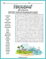 Tsunami Word Search Thumbnail