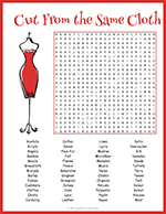 Types Of Fabric Word Search thumbnail