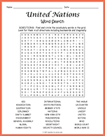 United Nations Word Search thumbnail
