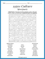 US History Word Searches Thumbnail