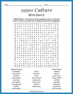 US History Word Searches Thumbnail