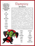 Vampire Word Search thumbnail