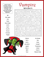 Vampire Word Search thumbnail