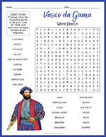 Vasco da Gama Word Search thumbnail