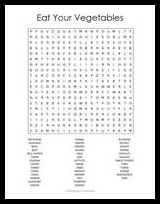 Vegetable Word Search thumbnail