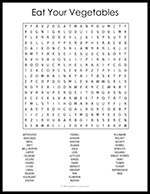 Vegetable Word Search thumbnail