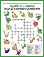Vegetables Crossword thumbnail
