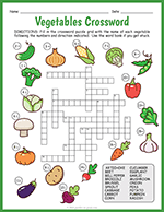 Vegetables Crossword thumbnail
