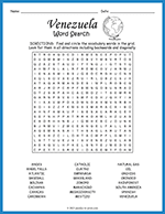 Venezuela Word Search thumbnail