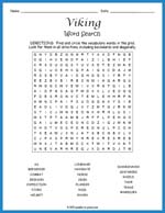 Viking Word Search Thumbnail