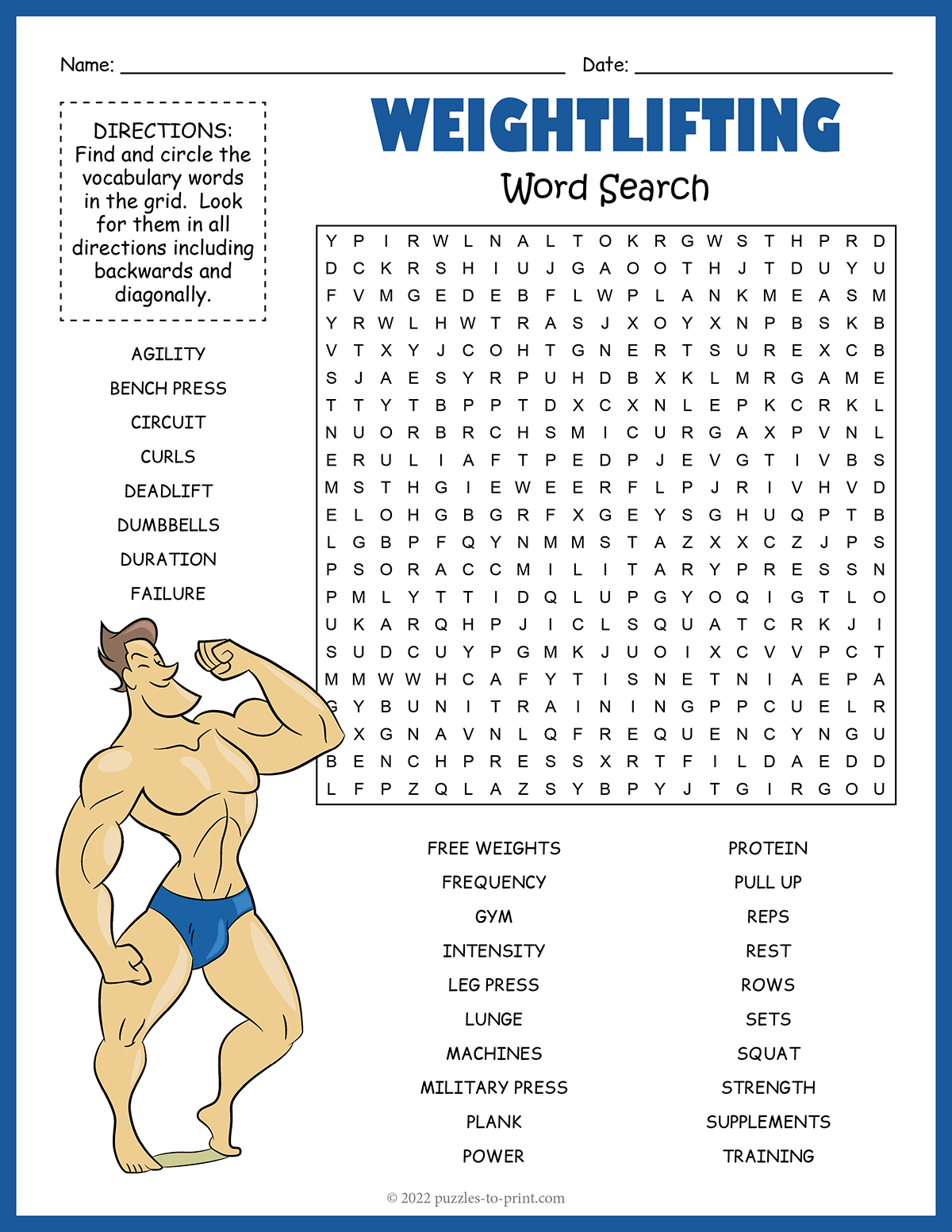 Fitness Word Search Printable Health And Fitness Word Search fitness-word-search-printable-health-and-fitness-word-search