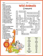 Wild Animals Crossword thumbnail