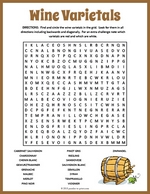 Wine Word Search thumbnail