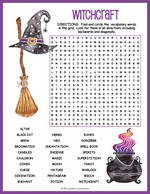 Witchcraft Word Search thumbnail