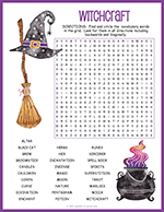 Witchcraft Word Search thumbnail