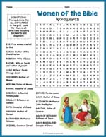 Women of the Bible Word Search Thumbnail
