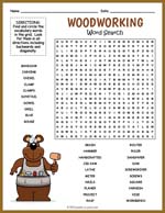 Woodworking Word Search Thumbnail