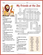 Zoo Animals Crossword thumbnail