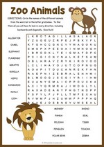 dog word search